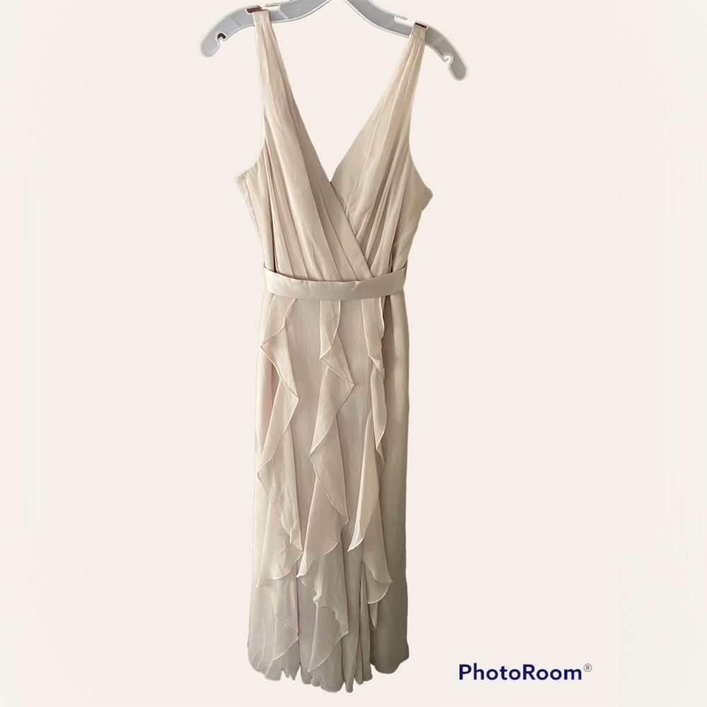 White by Vera Wang Champagne Formal Gown NWT
